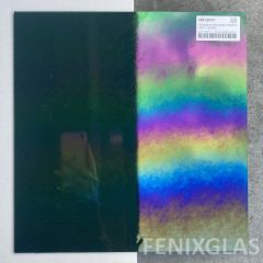 125SFI Dark Green Transparent Iridiscent (COE 96)