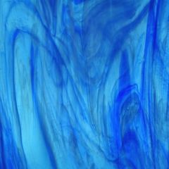 Wispy semi-transparent Blue/Darkblue/White 707 WOM ( ±27x26cm)