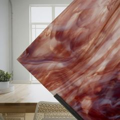 Wissmach Whispy semi-translucent Salmon/White 13 WO