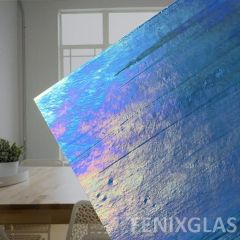 Wissmach 96TM prisma Clear/Opal Aquamarine luminescent coated 3mm