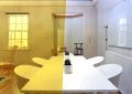 Mondgeblazen Goethe glas Amber