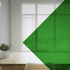 Medium Green transparent S123 (30x30)