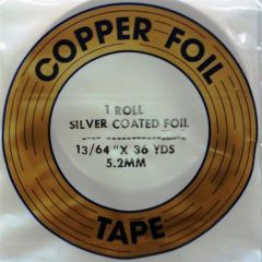 Koperfolie EDCO Silver back 13/64 inch - 5,2 mm.
