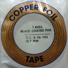Koperfolie EDCO Black back 1/2 inch - 12,7 mm