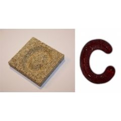 Vermiculiet lettervorm C (50x50x10mm)