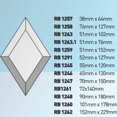 Diamond 72mm x 140mm (VE=10/60)