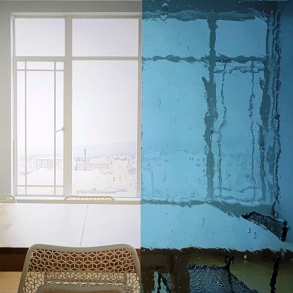 1295xx Mondgeblazen glas